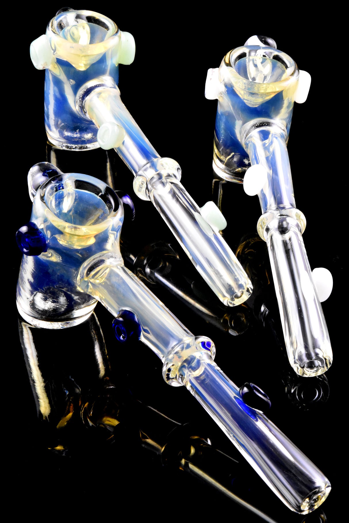 7.5" Color Changing Glass Hammer Pipe - P2974