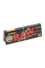 24ct Raw Black Rolling Papers 1 1/4 Display - RP232