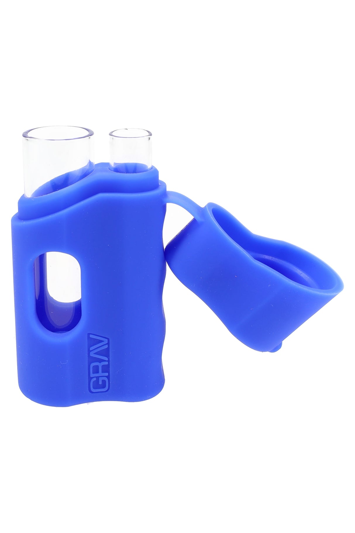 Grav Silicone Dugout with Glass Insert - W0297