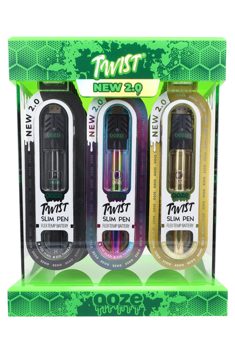 24 Count Ooze Twist 2.0 Slim Pen Display - V0601