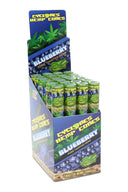 Cyclones Blueberry 75 mm hemp cones 24-tube display; 2 cones per tube with wooden tip and included packing poker.
