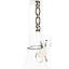 Clear ROOR 14-inch Zeaker beaker bong with gold ROOR logo, glass-on-glass downstem and bowl, ice pinch.