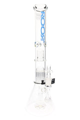 RooR Tech 18" Clear GoG Stemless Multi Perc Beaker Water Pipe - WP2941