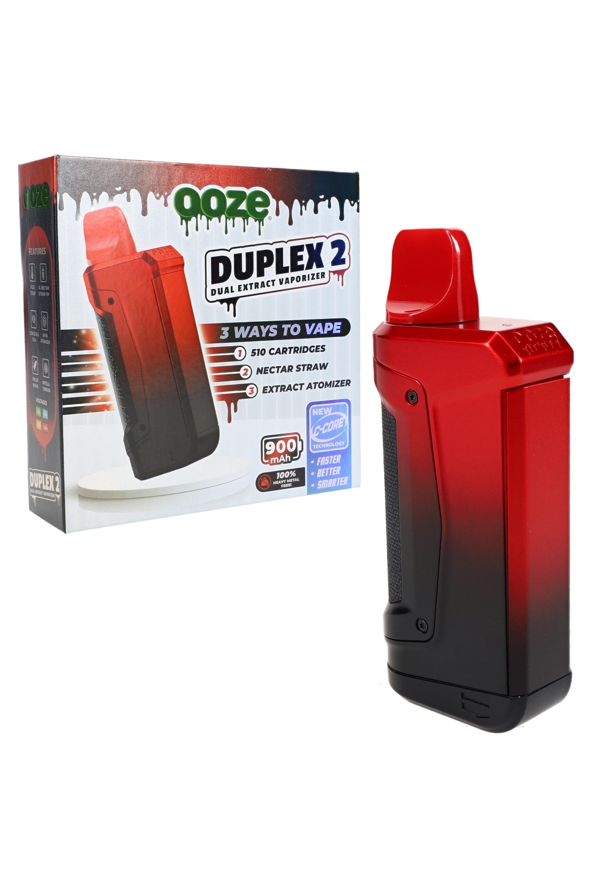 Ooze Duplex 2 900mAh Dual Extract Vaporizer - V0616