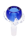 14.5mm Male Colored Glass on Glass Hand Bowl - BS898