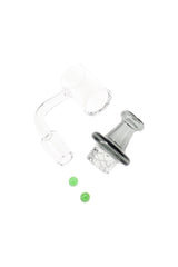 14.5mm Male Domeless Spinner Quartz Banger Nail with Banger Beads - BS887