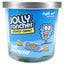14-oz triple-wick Jolly Rancher Blue Raspberry scented candle, blue wax jar showing candy mascot and wrapper graphic with lid