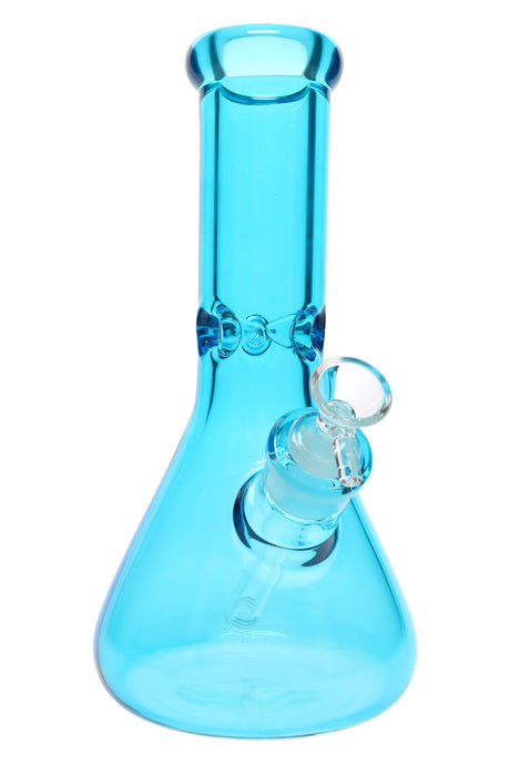 10" Colored 9mm Thick Glass on Glass Beaker Water Pipe - WP3249
