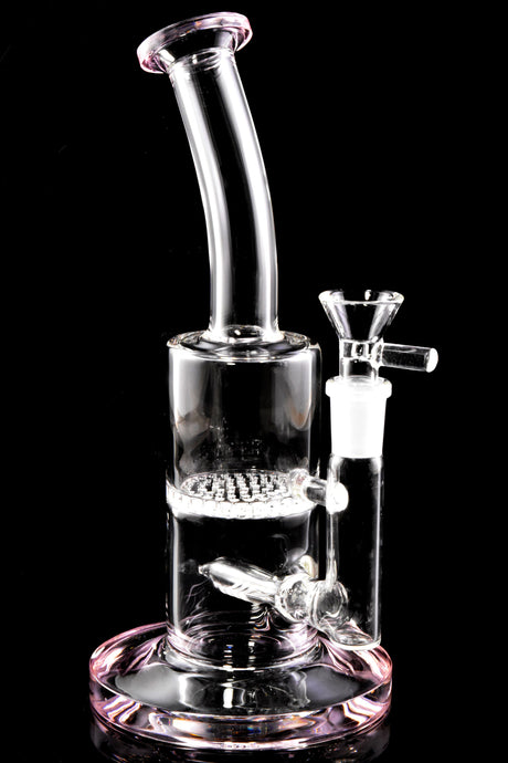 9" Small Stemless GoG Straight Shooter Water Pipe with Inline to Honeycomb Perc - WP2778