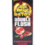 High Voltage Double Flush detox box, Pomegranate flavor, red splash design with fruit image and dietary supplement text.