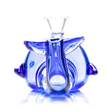 4" Hemper Blue Whale Glass Hand Pipe – P3297