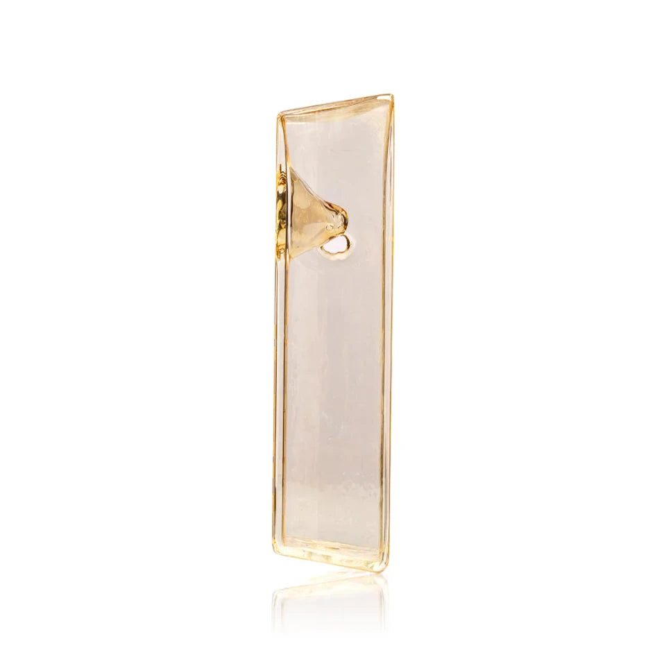 4" Hemper Gold Brick Glass Hand Pipe – P3317