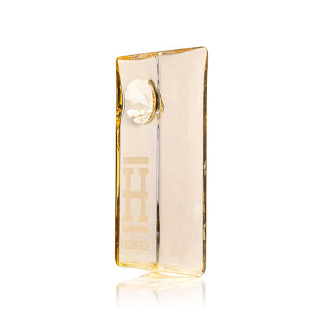 4" Hemper Gold Brick Glass Hand Pipe – P3317