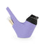 Purple Proxy Travel Pipe with Proxy core installed, storage pocket holding cotton swabs for easy cleaning on the go.