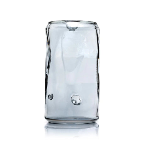 Hemper Crushed Can Glass Hand Pipe – 4.6″