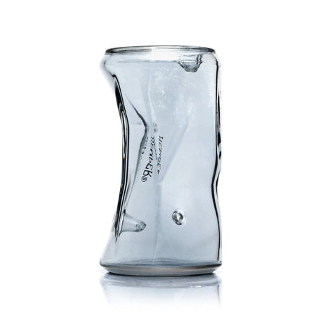 Hemper Crushed Can Glass Hand Pipe – 4.6″