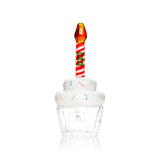 6" Hemper Cupcake Glass Hand Pipe – P3304