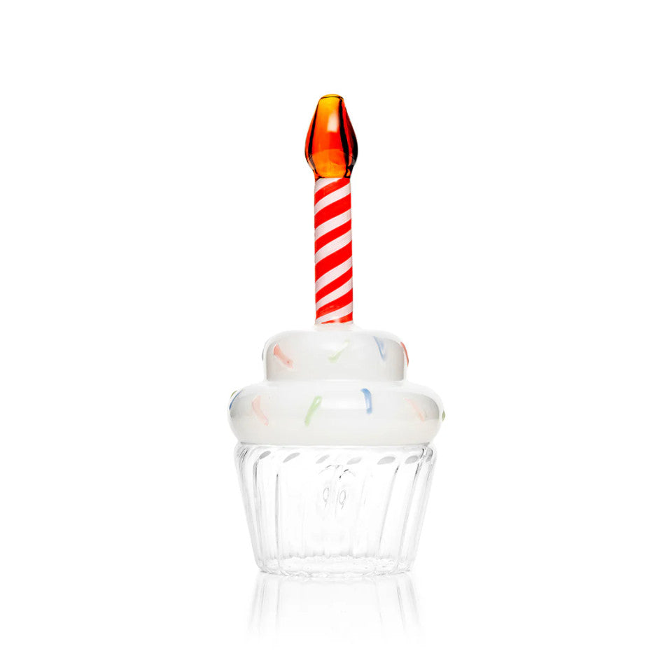 6" Hemper Cupcake Glass Hand Pipe – P3304