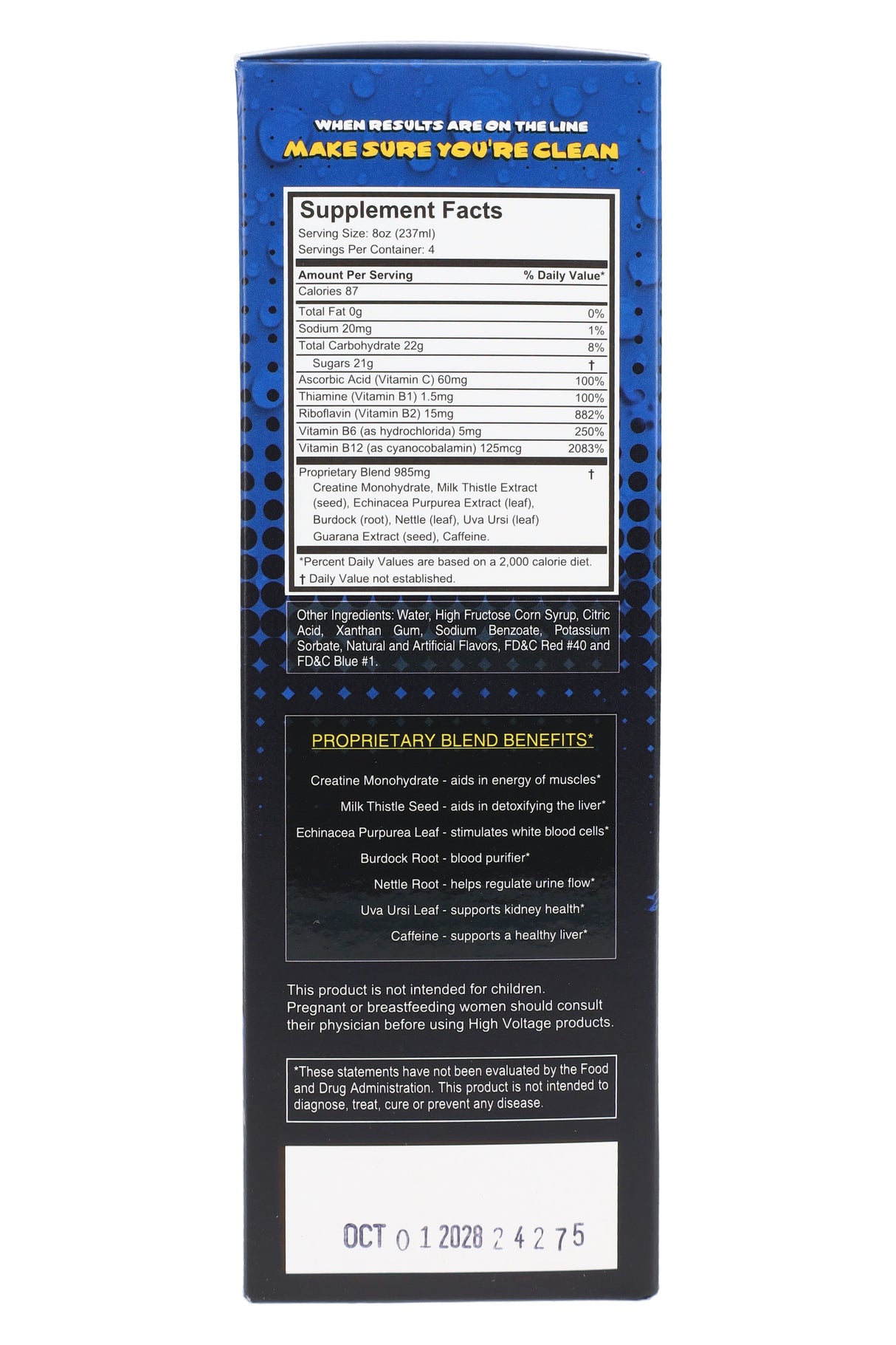 High Voltage 32oz Detox Drink - DT118