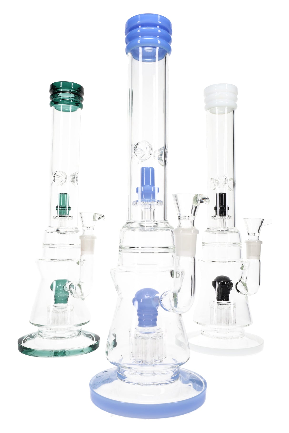 16" GoG Water Pipe with Dome Showerhead & Tree Percs - WP3233