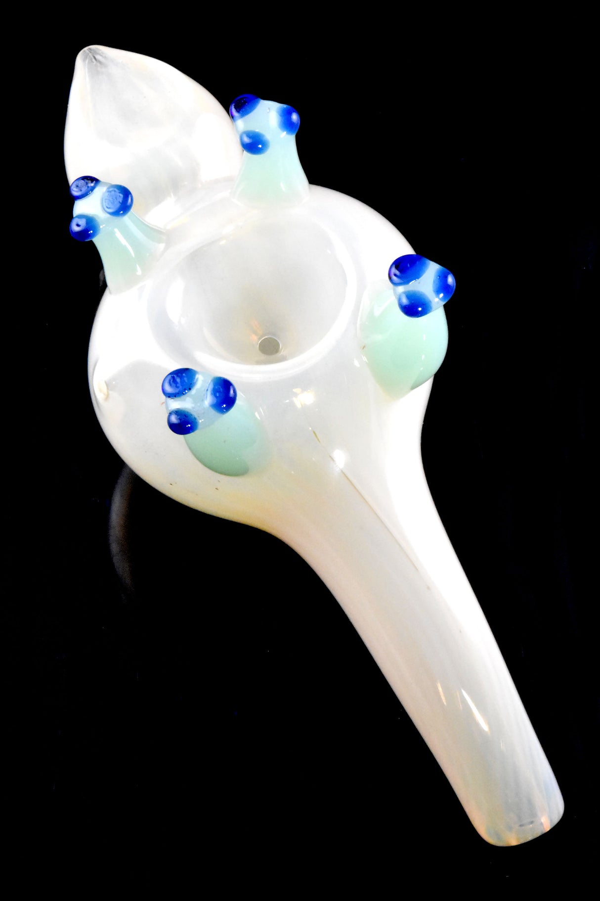 5.5" Silver Fumed Color Changing Glass Critter Pipe - AP301