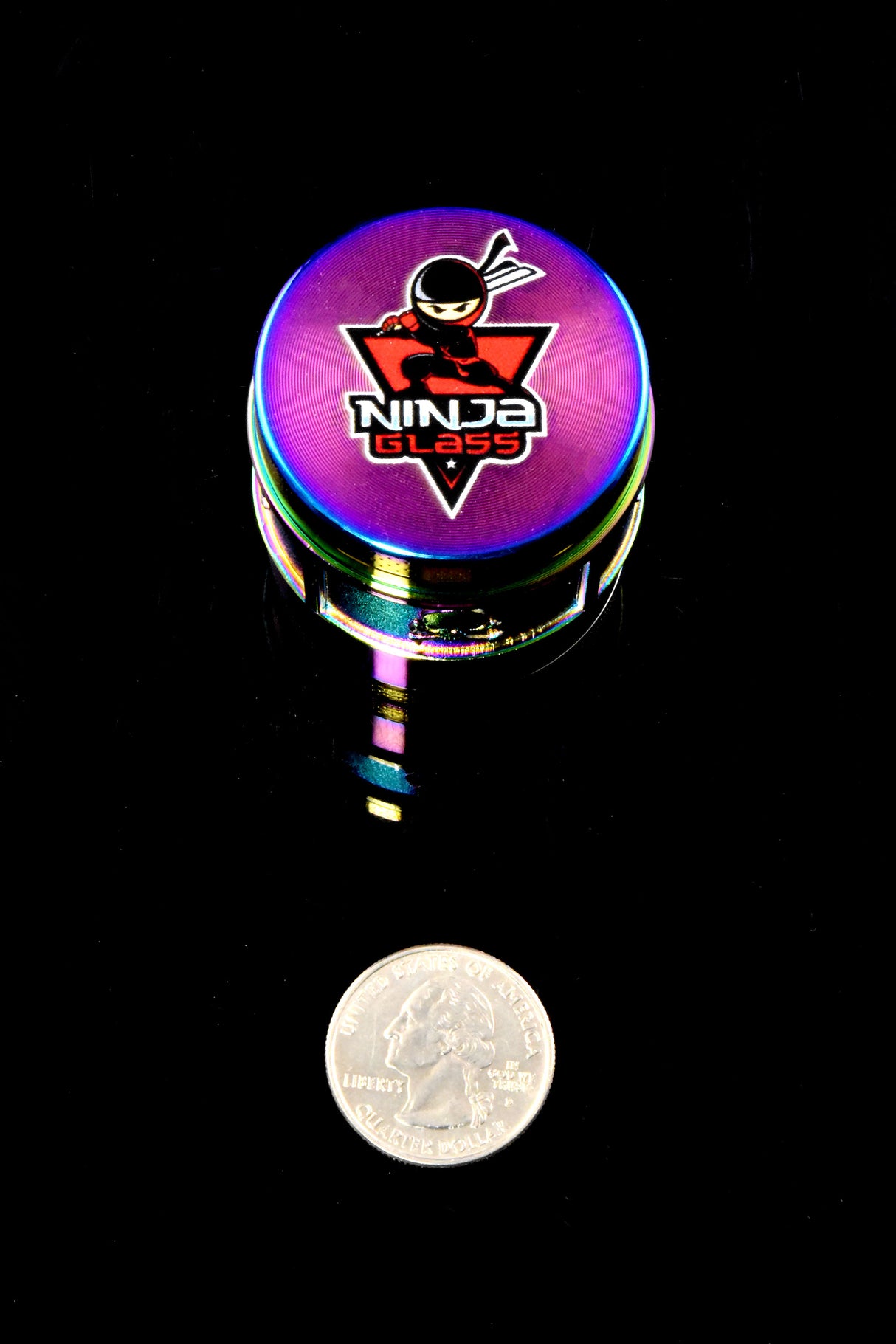 40mm 4 Part Rainbow Zinc Alloy Ninja Grinder - G0459