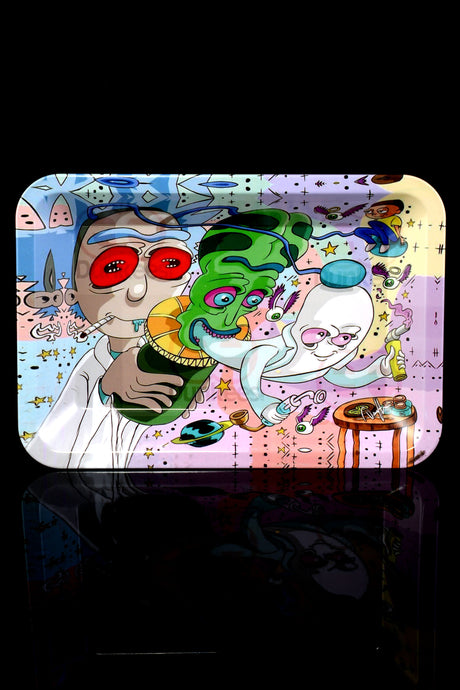 Small Art Metal Rolling Tray - RP266