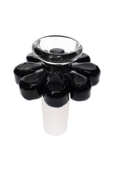 14.5mm Male Glass on Glass Flower Bowl - BS902