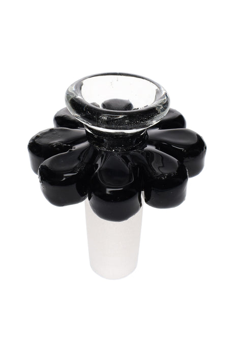 14.5mm Male Glass on Glass Flower Bowl - BS902