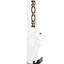 ROOR frosted 14″ straight shooter bong showing clear angled downstem, flared mouthpiece, and bold ROOR decal on the neck.