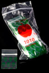 Apple Bags Mini Zip Baggies – 1″ × 1″ – 1000 Pack