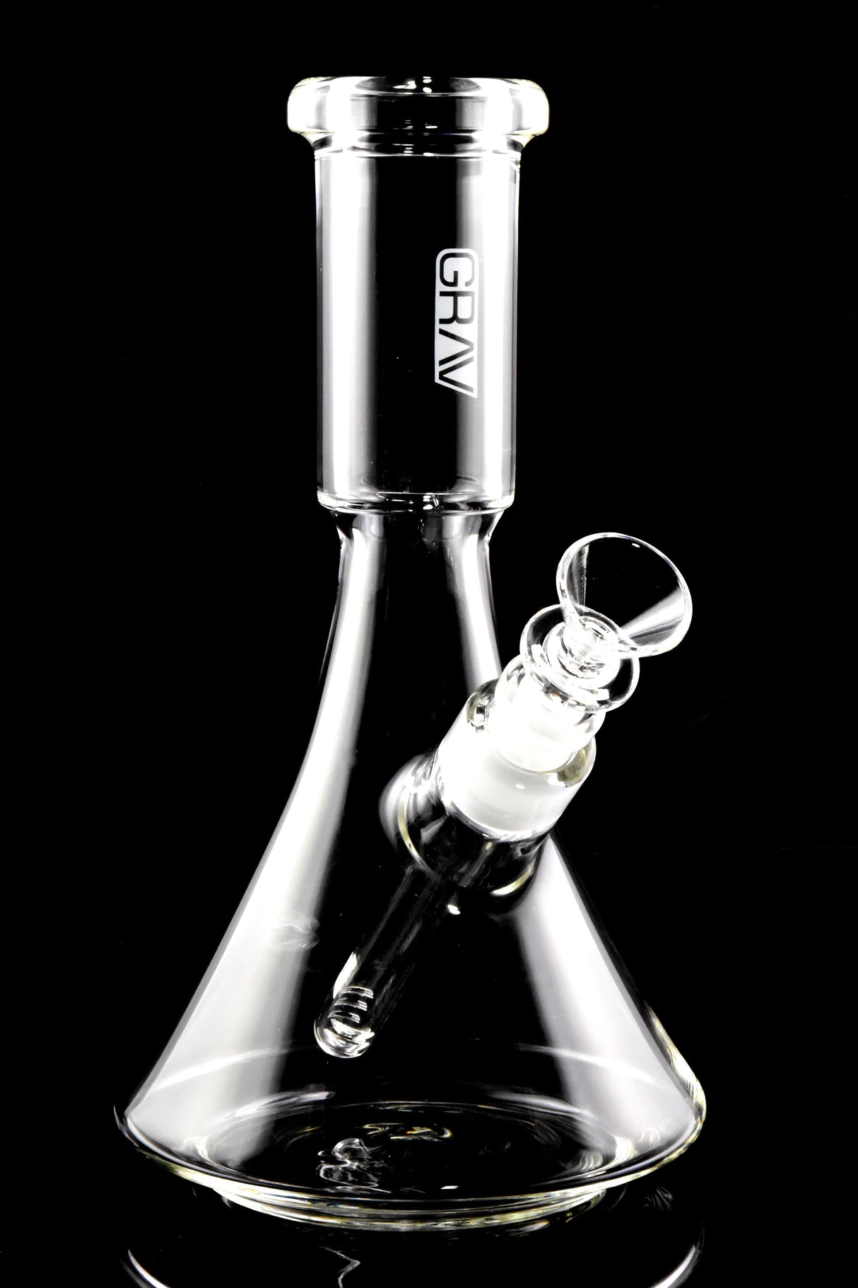 Grav Medium Deco Beaker Water Pipe - WP3057