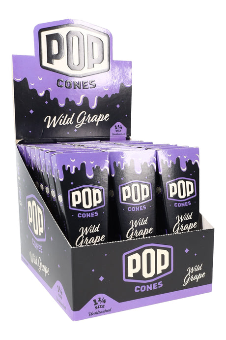 Pop 6 Flavored 1 1/4" Pre-Rolled Cones Display of 24 - RP359