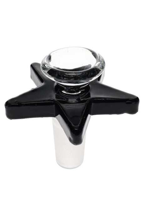 14.5mm Male Glass on Glass Star Bowl - BS903