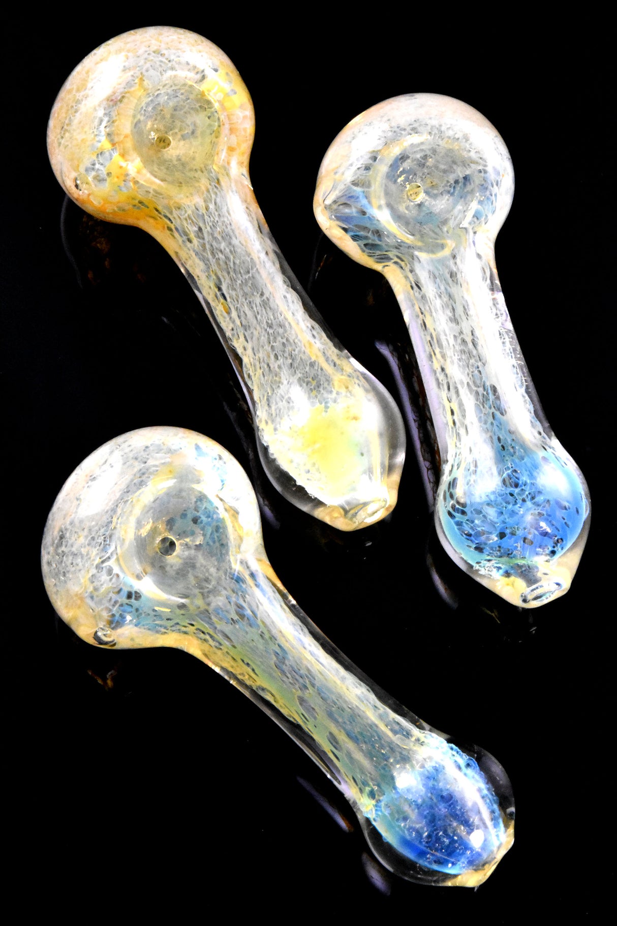 Small Fumed Color Changing Glass Pipe - P2569