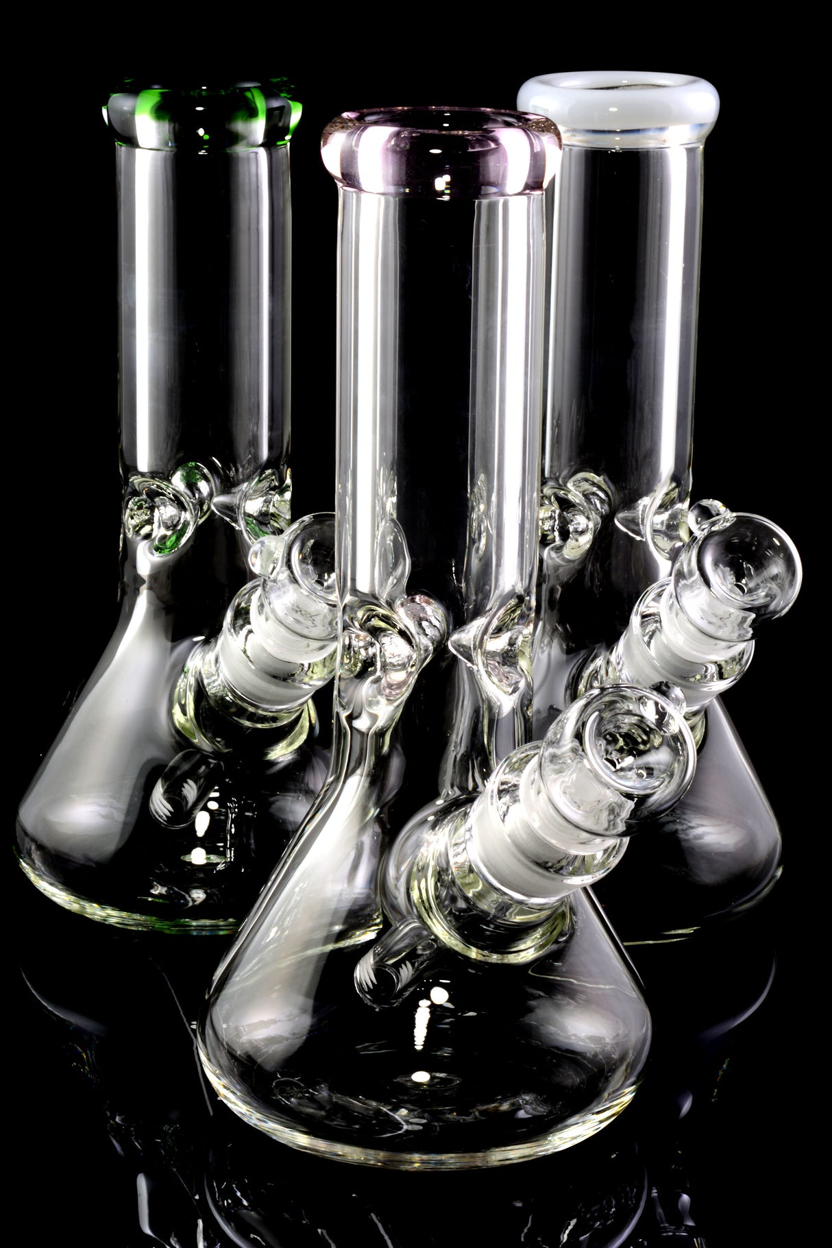 10" Small Thick 9mm Colored GoG Beaker Water Pipe - WP2700