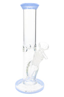 Straight Tube Glass Bong “Color Pop” – 9″ – Assorted Colors