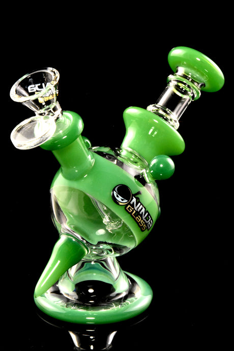 5" Mini Colorful Glass on Glass Sphere Water Pipe - WP2968