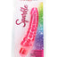 Pink Sparkle “Glitter Jack” multi-speed waterproof vibrator with spiral texture and rounded tip, sealed in retail packaging.