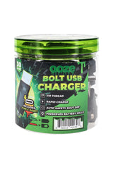 30 Count Ooze Black Bolt USB Charger - V0608