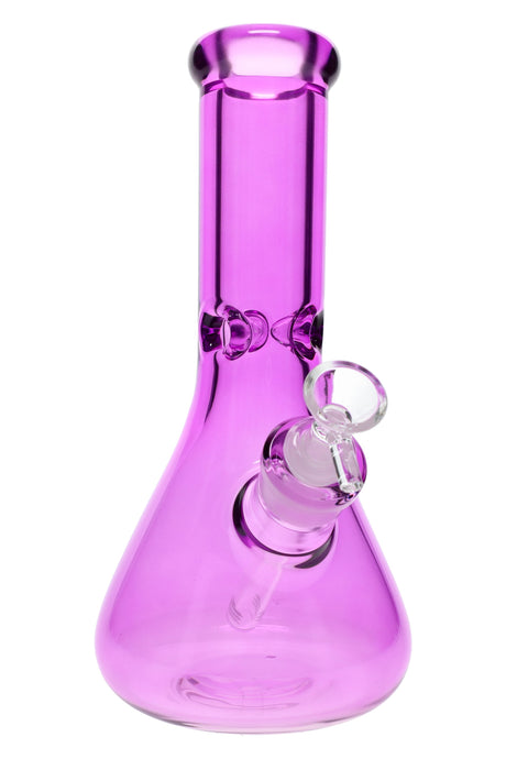 10" Colored 9mm Thick Glass on Glass Beaker Water Pipe - WP3249