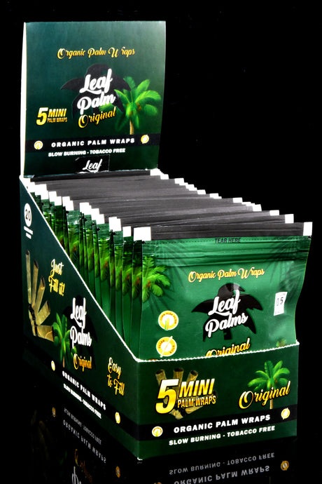 20ct Ome Organic Palm Leaf Mini Pre-Rolls Display - RP332