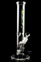 RooR 14" Thick 50mm Glass on Glass Straight Shooter Water Pipe with Ice Pinch - WP2167