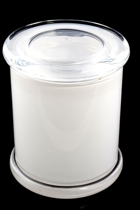 X-Large Colored Glass Jar - J0192