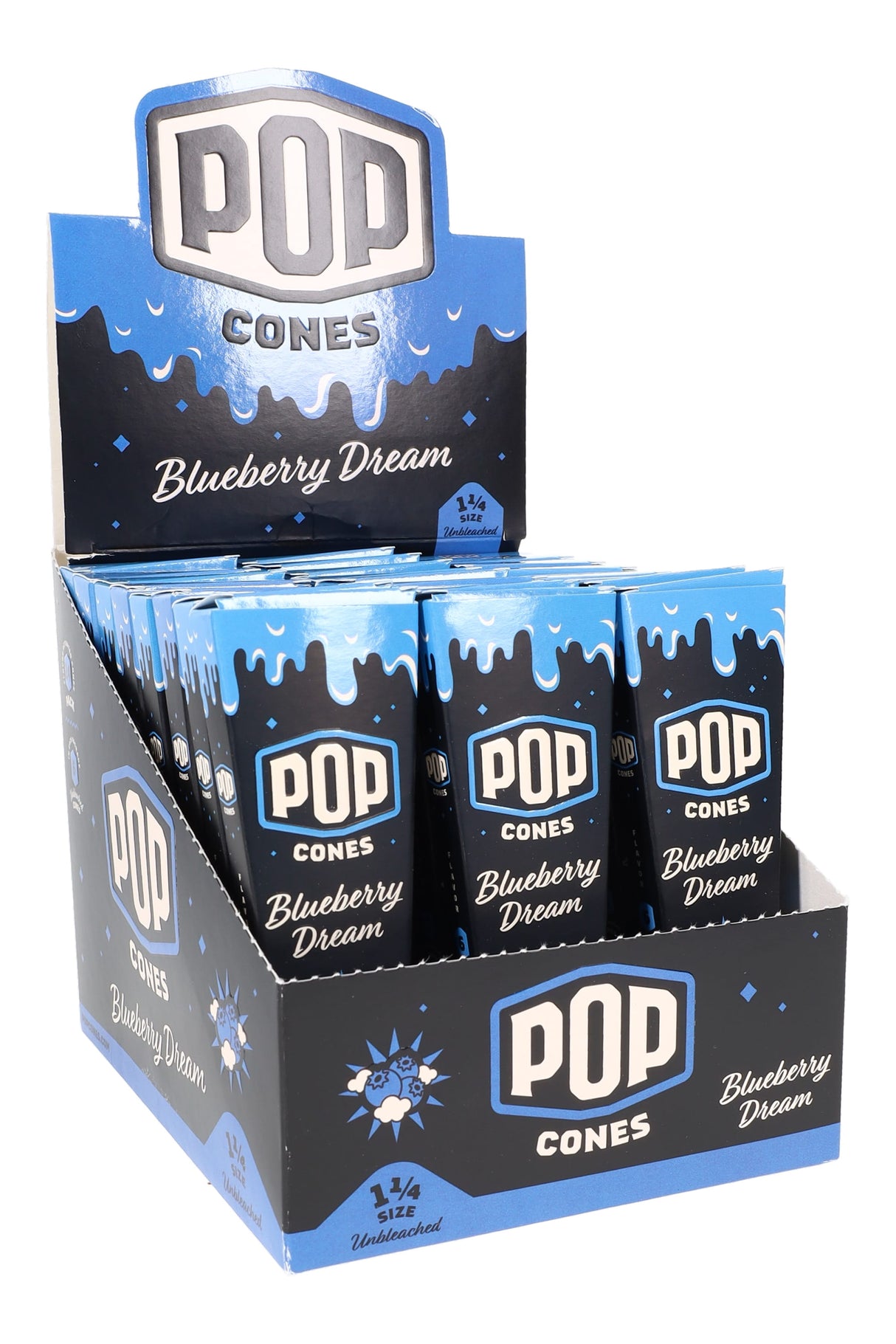 Pop 6 Flavored 1 1/4" Pre-Rolled Cones Display of 24 - RP359