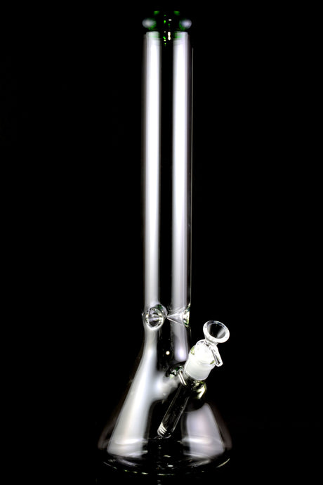 17" Glass on Glass Beaker Water Pipe with Ice Pinch – WP2185