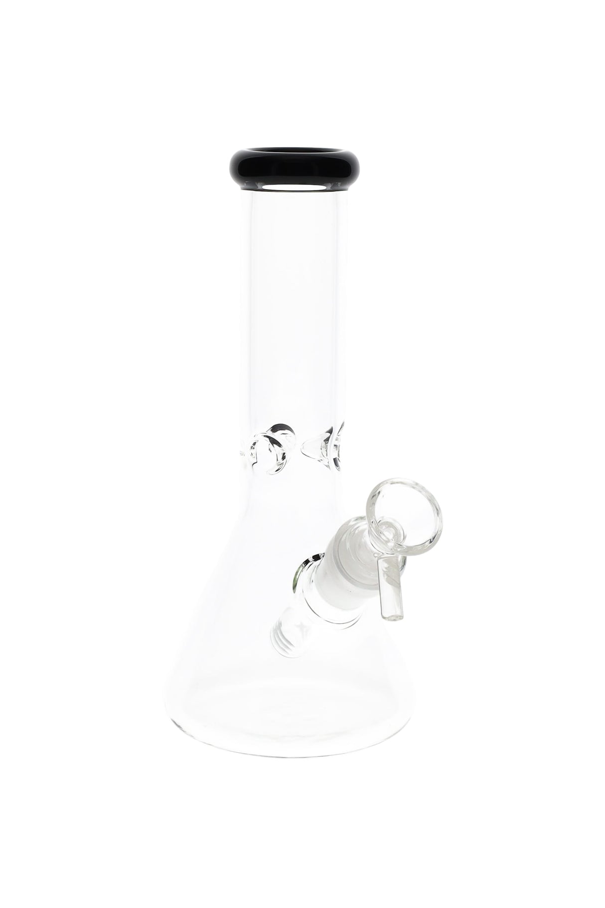 8" Small Colored Glass on Glass Beaker Water Pipe - WP2346