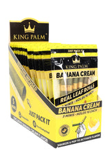 King Palm 5 Flavored Mini Rolls Display of 15 - RP357