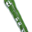 Clover green 4-inch ceramic chunky bat one-hitter with gentle marbling and ergonomic grip, glossy glaze.