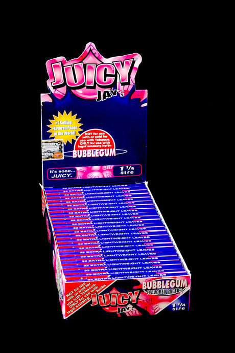 Juicy Jay’s 1¼ Flavored Rolling Papers – 24-Count Display